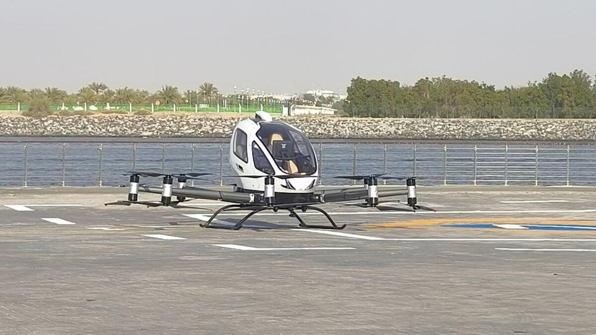 UAE's First Ever Vertiport Operates On Abu Dhabi's Yas Island Successfully