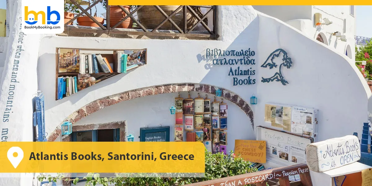 Atlantis Books, Santorini, Greece