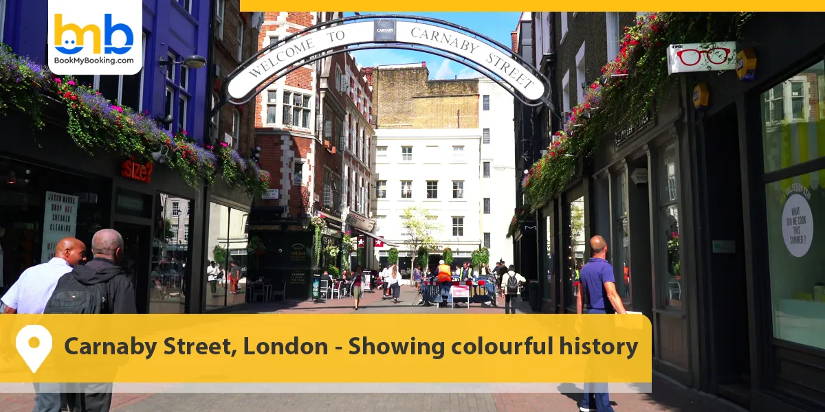 Carnaby Street, London- Showing colourful history