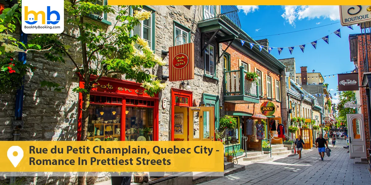 Rue du Petit Champlain, Quebec City- Romance In Prettiest Streets