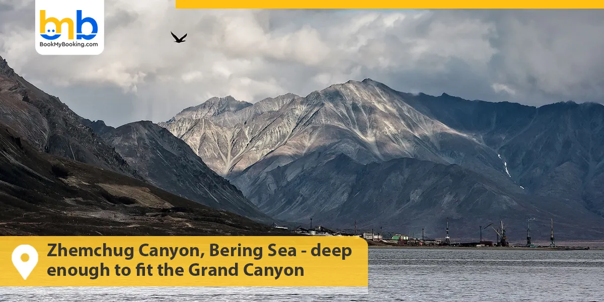 Zhemchug Canyon, Bering Sea- deep enough to fit the Grand Canyon